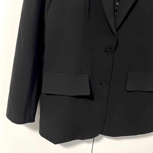 ENDLESS ROSE NWOT Oversized Blazer Pockets Lined, Size L - Picture 3 of 15